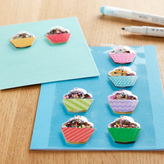 Shaker Cupcake Stickers by Recollections™